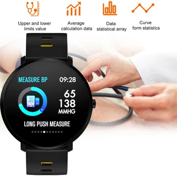 

Smart Band Blood Oxygen Pressure Heart Rate Tracker Smart Wristband Calories Distance Multi Sports Modes Smart Watch Men Weather