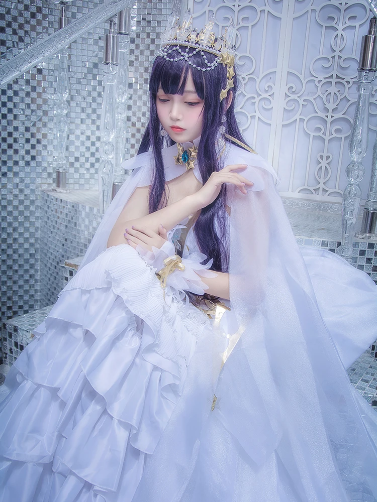 2018 карточка Captor Sakura Daidouji Tomoyo лед и снег ангел Хэллоуин униформа косплей костюм