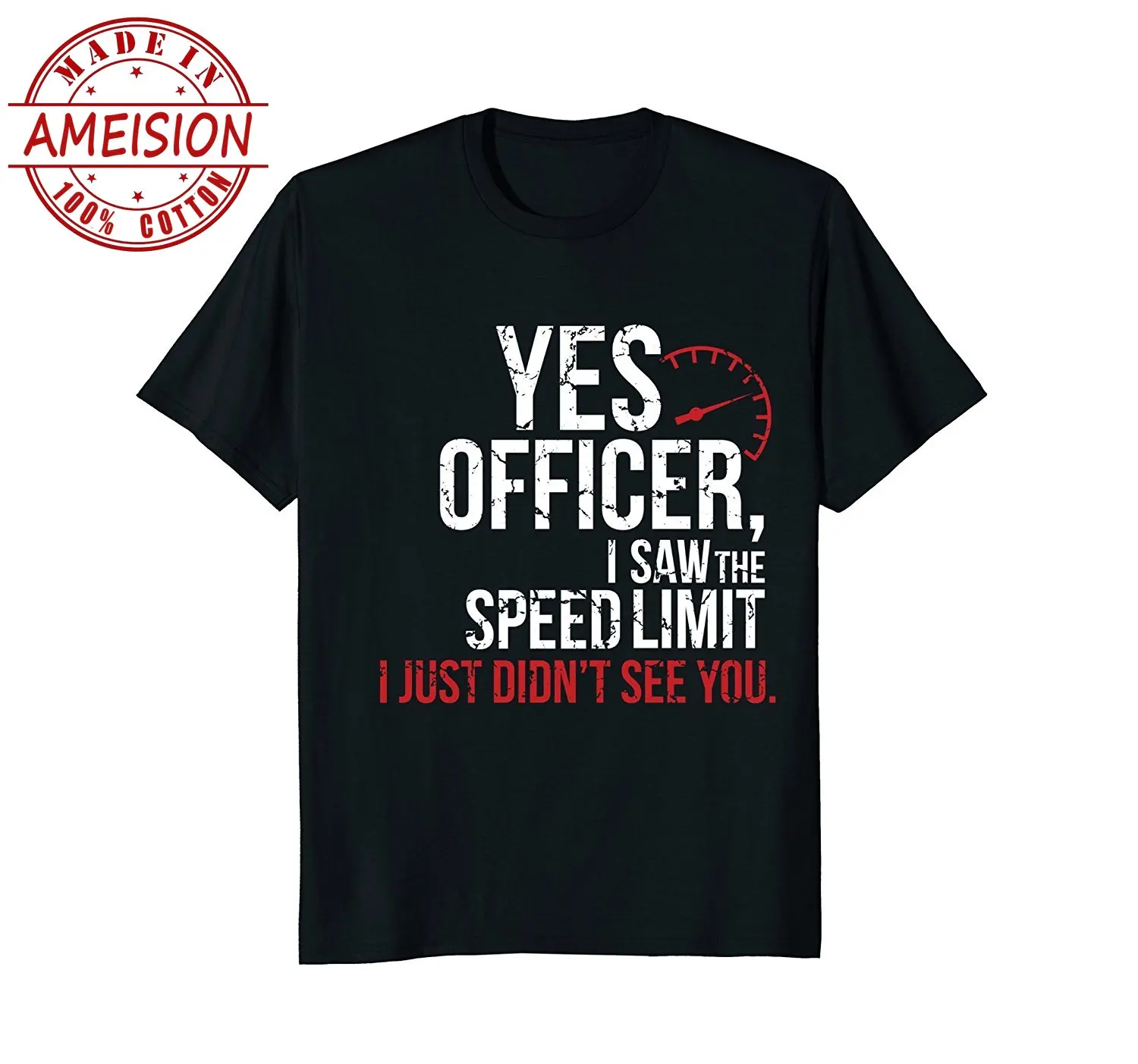 Новинка 2019 года, крутая футболка с надписью «Yes Officer Speeding Tshirt» для любителей автомобилей и механиков, Модная хлопковая футболка