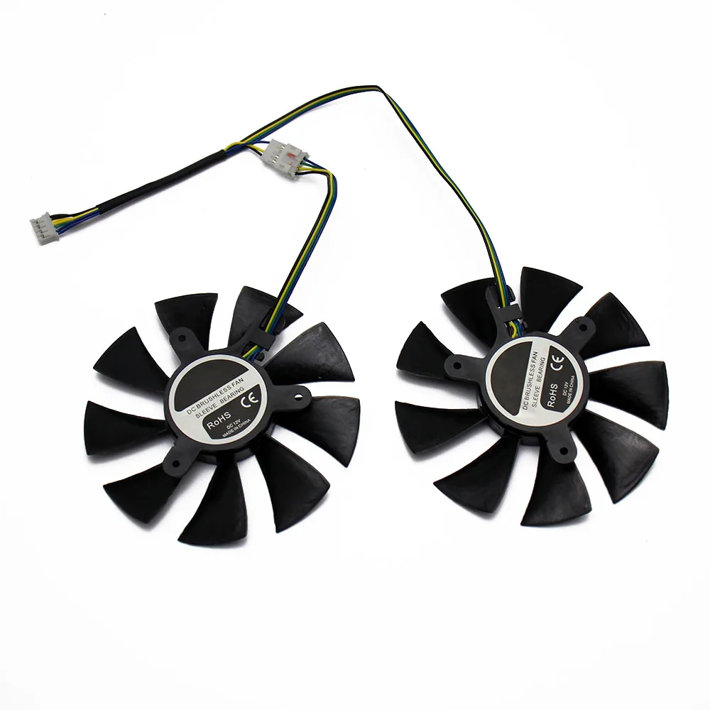 Новый 85 мм 4Pin Вентилятор охлаждения заменить для ZOTAC GTX1060 6GB GTX 1070 Mini 1050Ti Охлаждения
