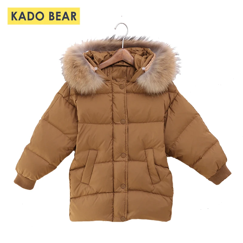 

Toddler Girl Fur Collar Girls Winter Clothes Down Coat for Kids Snowsuit Boys Jackets Unisex Coats Outerwear Children Clothing