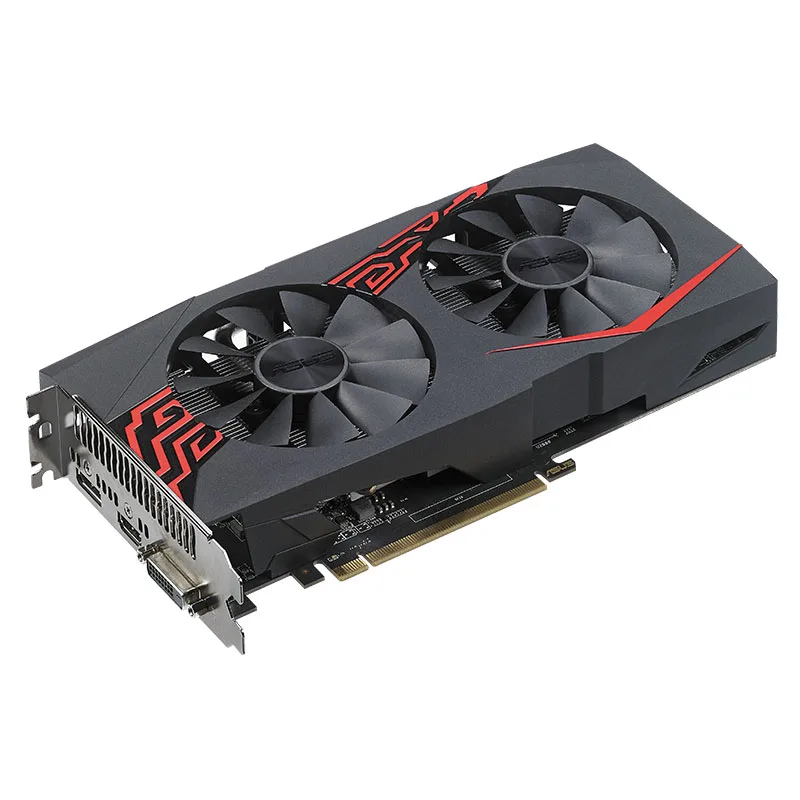 Видеокарта Asus EX-RX580 2048 SP-8G 1294 МГц 8 Гб 7000 МГц 256Bit DDR5 PCI Express 3,0X16 Radeon RX 580 компьютерная видеокарта