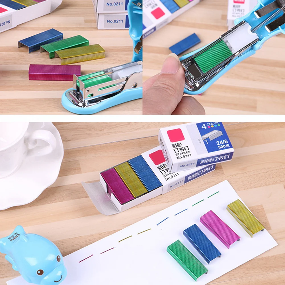 

Staple Needle Nail 12# School Supplies Gift Stationery Students Portable Staples Office Paper Binding Accessories