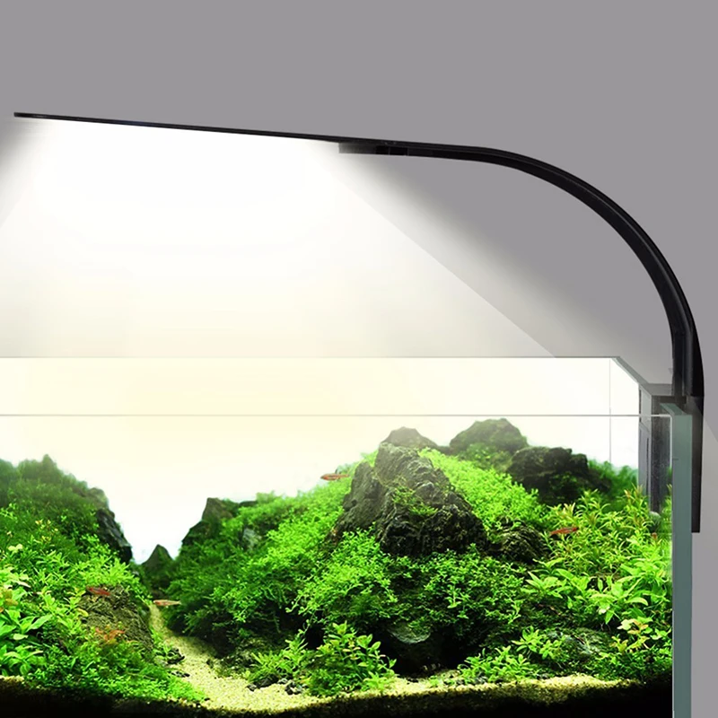 

LED Aquarium Lamp Fish Tank Light Ultra-thin High Brightness Aquarium Plant Lighting Waterproof Clip-on Lamp For Fish Tank