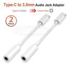 2 шт. 3,5 Jack type C кабель для наушников USB C до 3,5 мм AUX адаптер для наушников для Huawei Mate 10 20 P20 Pro аудио кабель