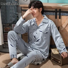 Хлопковые Пижамные комплекты с динозаврами, Мужская сексуальная клетчатая повседневная одежда для сна для мужчин, Пижама для мужчин, мужские пижамы с героями мультфильмов