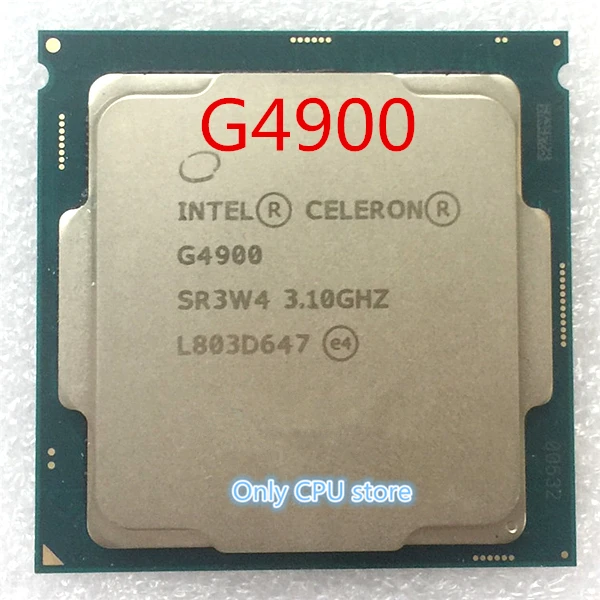 

Intel PC Desktop computer Pentium Processor G4900 3.1G 512KB 2MB CPU LGA 1151-land FC-LGA 14 nanometers Dual-Core CPU
