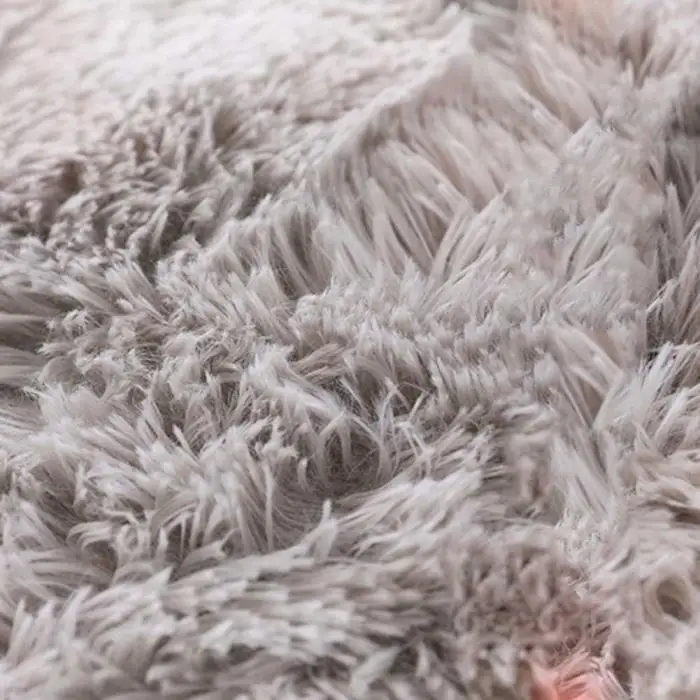 Ковер с нордическим узором мягкий теплый градиентный цвет плюшевый коврик для спальни гостиной MU
