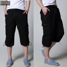 Повседневные мужские шорты длиной до колена хип-хоп Большие размеры 3D большие Короткие Брюки 6xl 7x l 8xl шорты мужские