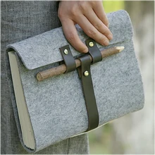 FREE SHIPPING Handmade Vintage Felt Notebook Paper Diary Journals Notepad School Gift