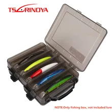 TSURINOYA для рыбалки приманки коробка двойная сторона 20*15,2*4,8 см y-образный Портативный приманки коробка Большой Ёмкость высокое qualityfishing коробка Peche