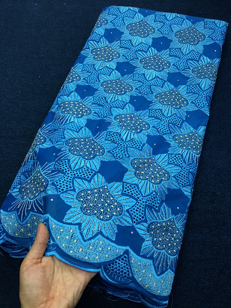 

2018 African Dry Lace Fabrics High Quality Cotton Lace Fabric Swiss Voile With Stones Swiss Voile Lace In Switzerland