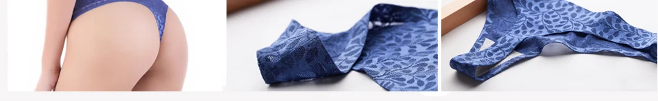 M-XXL Women's Sexy Lace Thongs and G-String Panties Seamless Cotton Breathable Panty T-Back Briefs Plus Size Girls Underwear 16