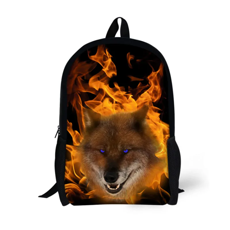 picture photo custom 3D effect creative animal pattern print customized personality DIY backpack school student bag backpack