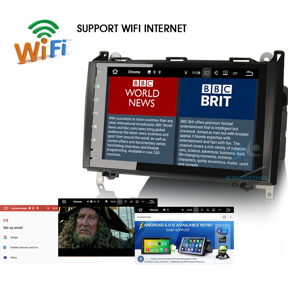 Android 7.1 автомобиль GPS навигации Авторадио dab + 3G WI FI OBD RDS для Mercedes Benz класс W169 B Класс