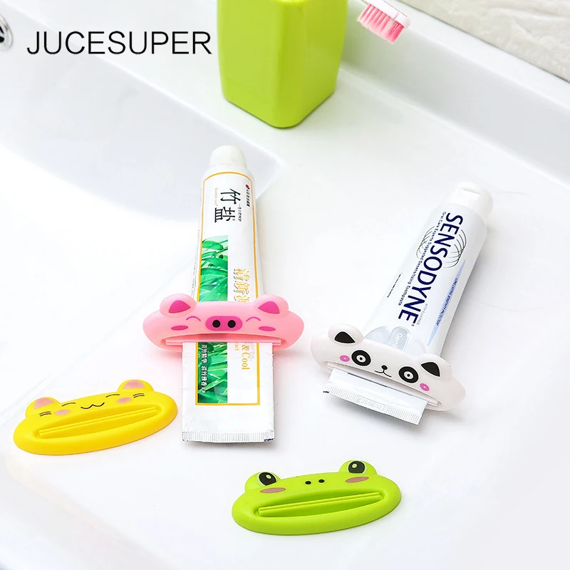 

5PCS Plastic Toothpaste Minion Squeezer Toothpaste Extruder For Children For Home House Bathroom Gadgets Villa Accessories