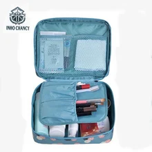 Neceser Multifunction waterproof Toiletry Make Up Organizer double-layer makeup bag Man Women travel cosmetic bag wash bag