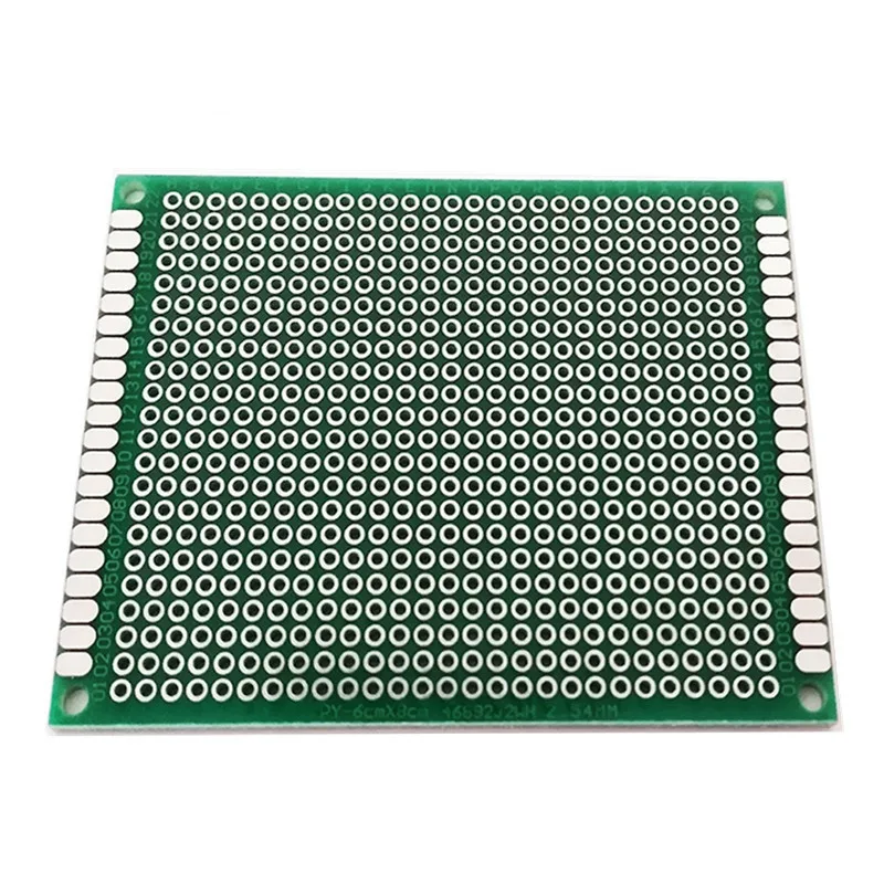 6X8cm 6*8 см Односторонний Прототип pcb Универсальный макет 2 54 мм Стекловолокно