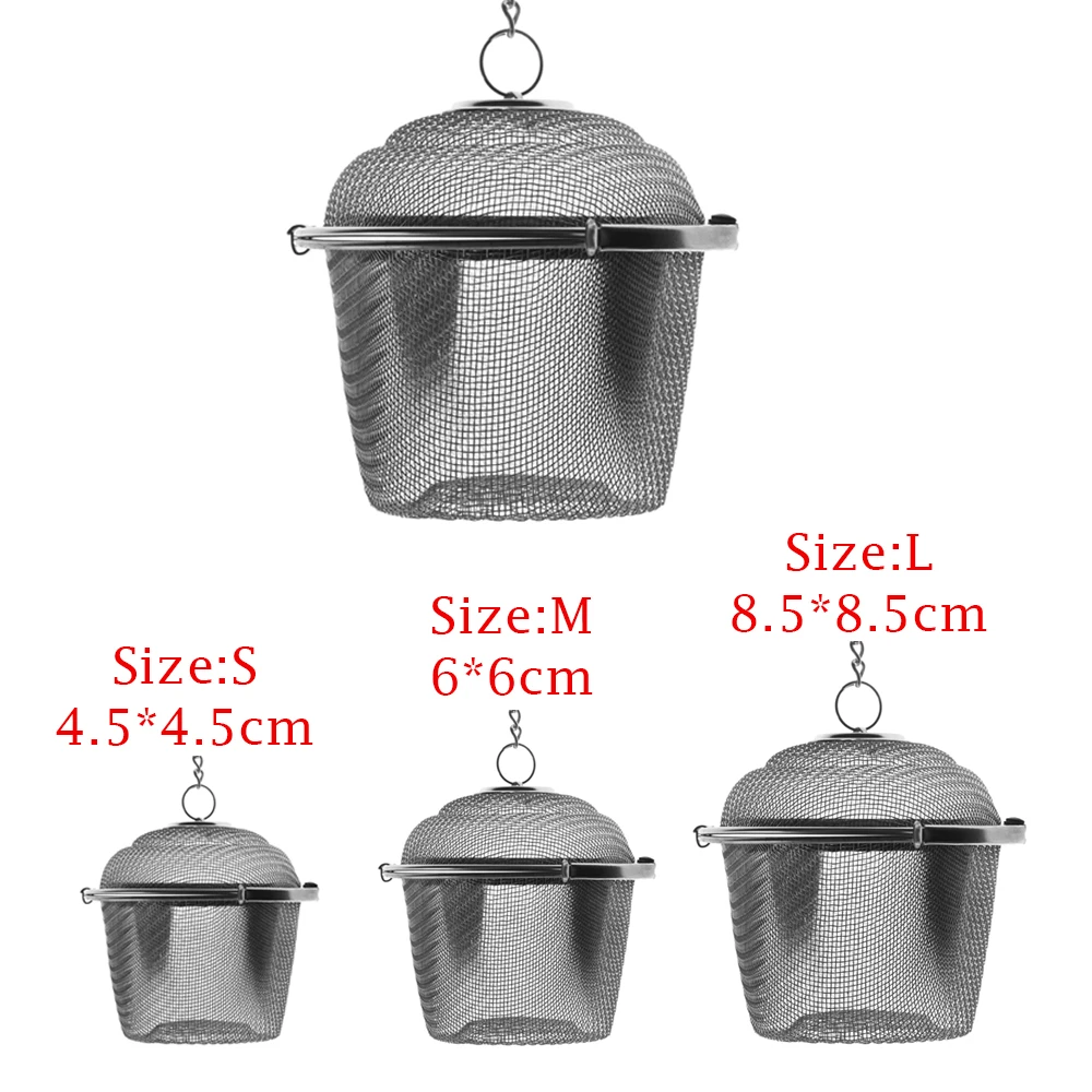 Stainless Steel Soup and Spice Colander Strainer Basket - 3 Sizes