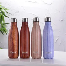 500 ml Kreative Swell wasser flasche viele farben edelstahl Swell flasche thermos tragbare meine sport trinkflasche