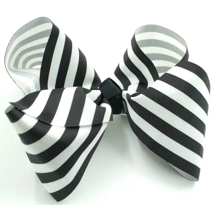 Stripe ribbon bow3