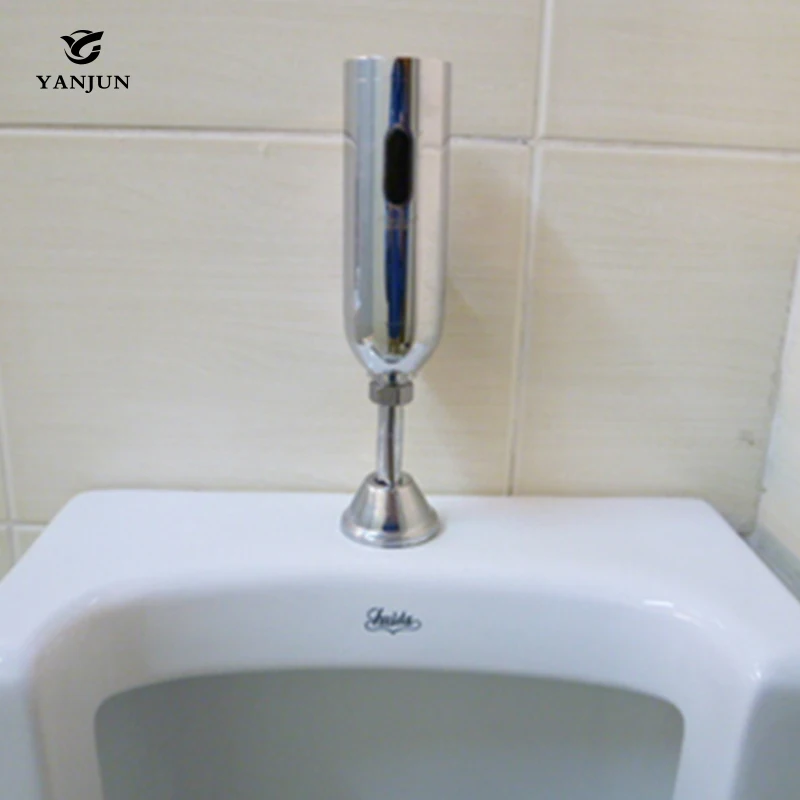 YanJun Wc Uinal сенсор промывочный клапан для туалета клапан автоматического слива писсуар флушометр полированный хром Y-6312