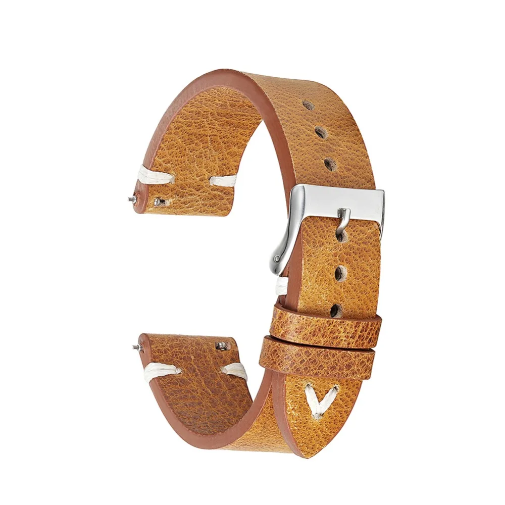 Onthelevel Genuine Leather Design Special&Classical Genuine Leather Watchband 18mm 20mm 22mm watch accessories watch Straps
