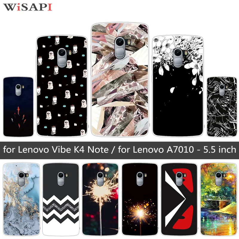 Чехол для Lenovo Vibe K4 Note Dark A7010 задняя крышка чехол Lenovok4 K 4 Coque |