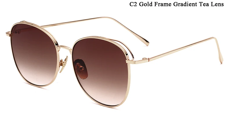TESIA плоский Панель зеркальные солнечные очки с Для мужчин ртутное покрытие Квадратные Солнцезащитные очки для мужчин, Брендовая Дизайнерская обувь UV400 очки T905 - Цвет линз: C2 Gradient Tea Lens