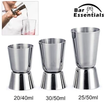 Шейкер для коктейлей Mojito из нержавеющей стали, двойной стакан бармена, барный инструмент