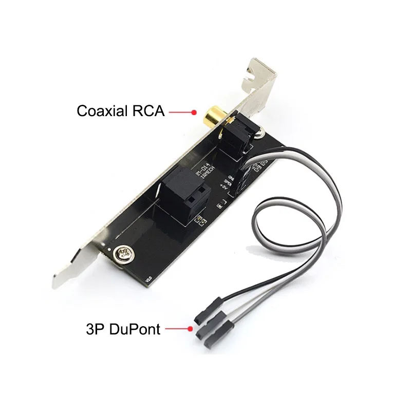 SPDIF RCA кабель Кронштейн плата цифровой аудио выход для ASUS Gigabyte MSI A2-004