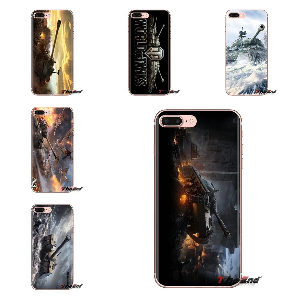 

For Xiaomi Mi3 Samsung A10 A30 A40 A50 A60 A70 Galaxy S2 Note 2 Grand Core Prime Soft Transparent Covers world of tanks game WOT