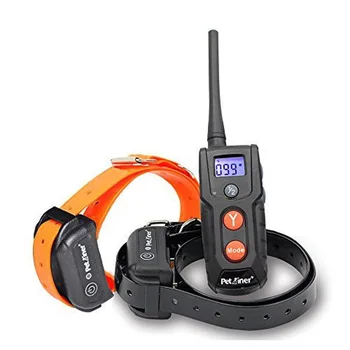 

Blue Backlight LCD Display Waterproof Remote training Dog beeper collars Electric dog training shock Collars up to 2 dogs