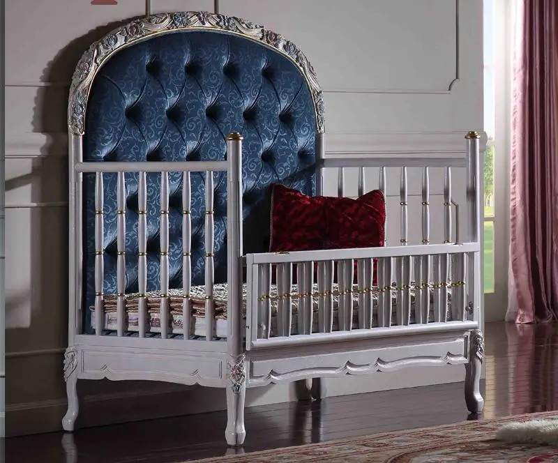 Домашний мини швейная машина Европейским Стиль классический, из массива дерева резная мебель, роскошная кроватка для ребенка, Суд Европейской Стиль детское постельное белье