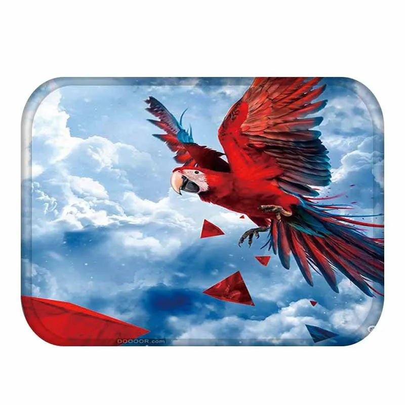 Welcome Anti-Slip Floor Mat Waterproof Cute Parrots Carpets Bedroom Rugs Decorative Stair Home Decor Crafts Tapete Welcome Anti-Slip Floor Mat Waterproof Cute Parrots Carpets Bedroom Rugs Decorative Stair Home Decor Crafts Tapete