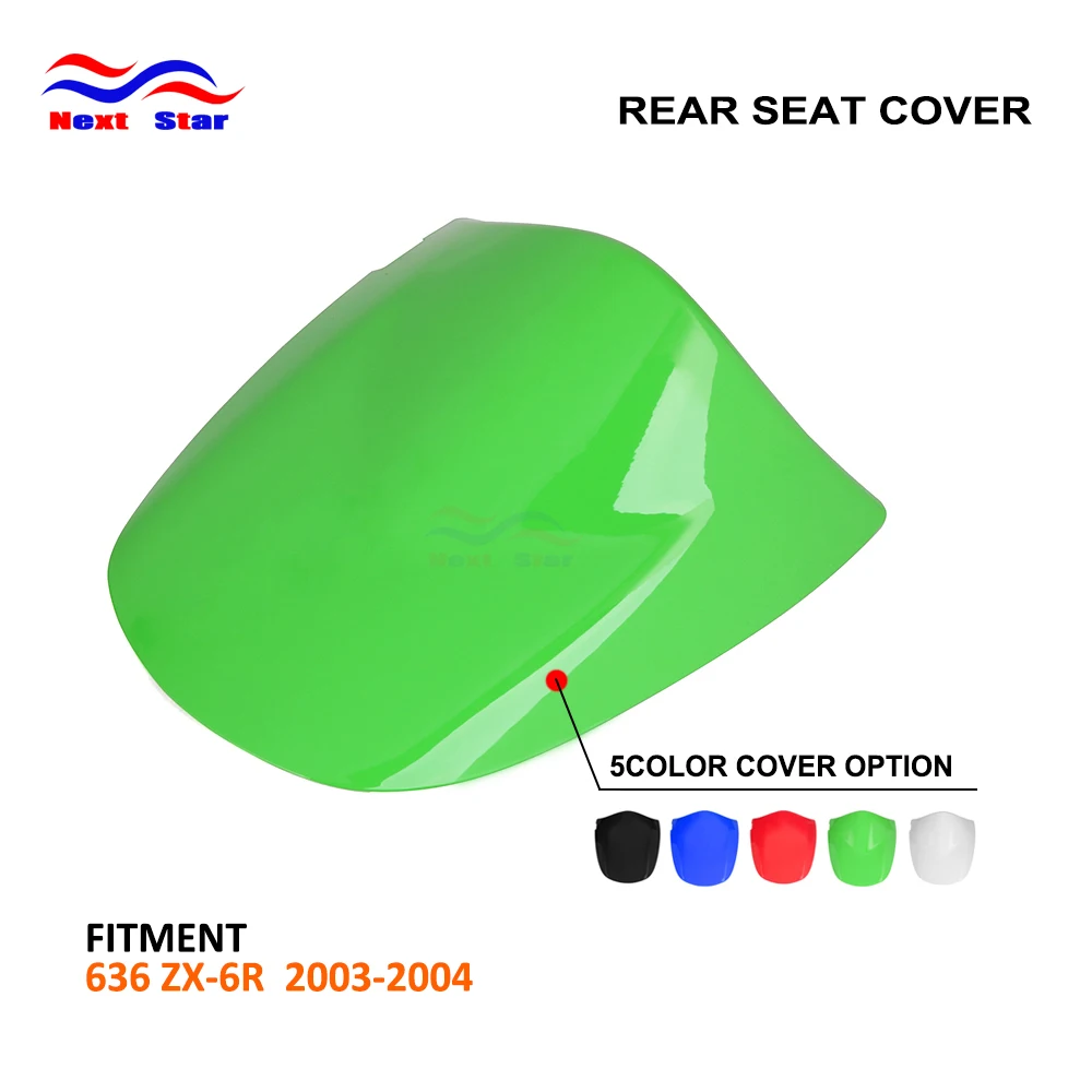 

Motorcycle Multi Color ABS Plastic Rear Seat Cover Cowl For KASAWAKI ZX6R ZX 6R 2003-2004 Z1000 Z750 2003 2004 2005 2006