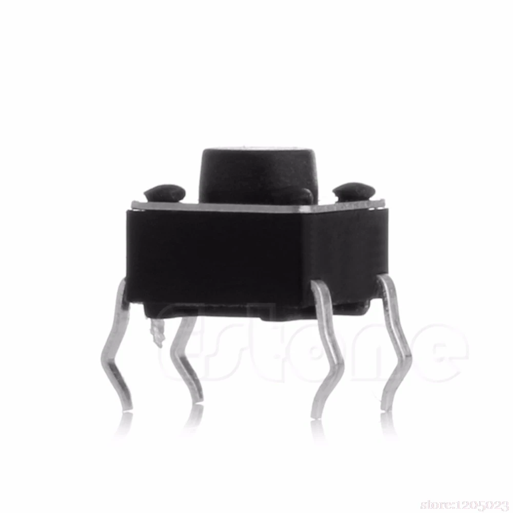 Тактильный кнопочный переключатель 10 шт. тактный для Arduino 4P DIP 6X6X5mm|switch tact|switch