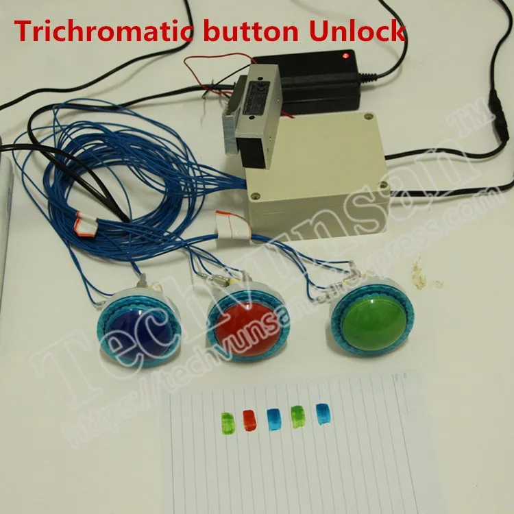 

room escape room props Ninth palace lamp Color buttons magic array Tricolor lamp Number of times unlock Takagism adventure game