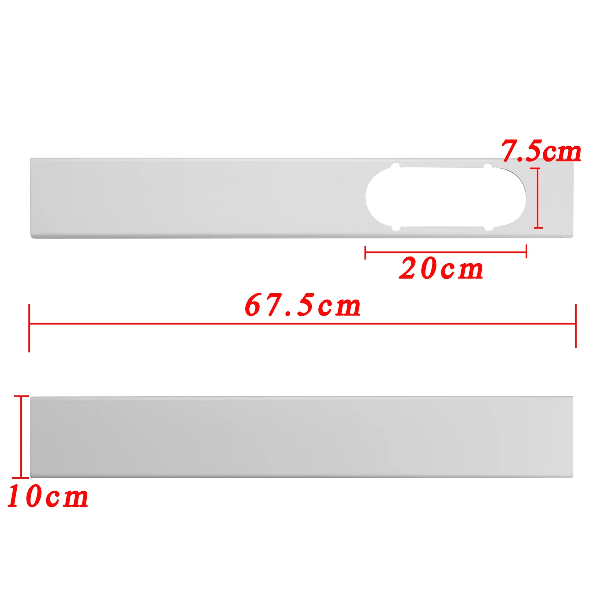 3 шт. Регулируемый 1,9 м кондиционер окно скользящая пластина выхлопной шланг трубчатый разъем комплект для портативного кондиционера