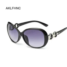 Óculos de sol feminino vintage, óculos escuro feminino retrô transparente