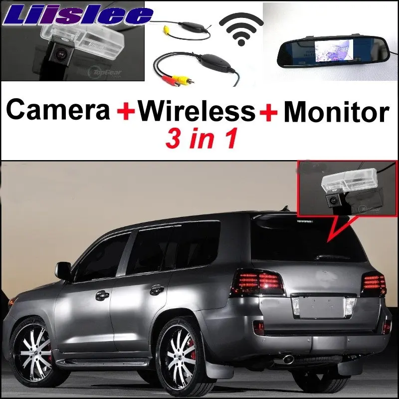 

Liislee 3 in1 Special Rear View Camera + Wireless Receiver + Mirror Monitor Easy DIY Parking System For Lexus LX570 2007~2017