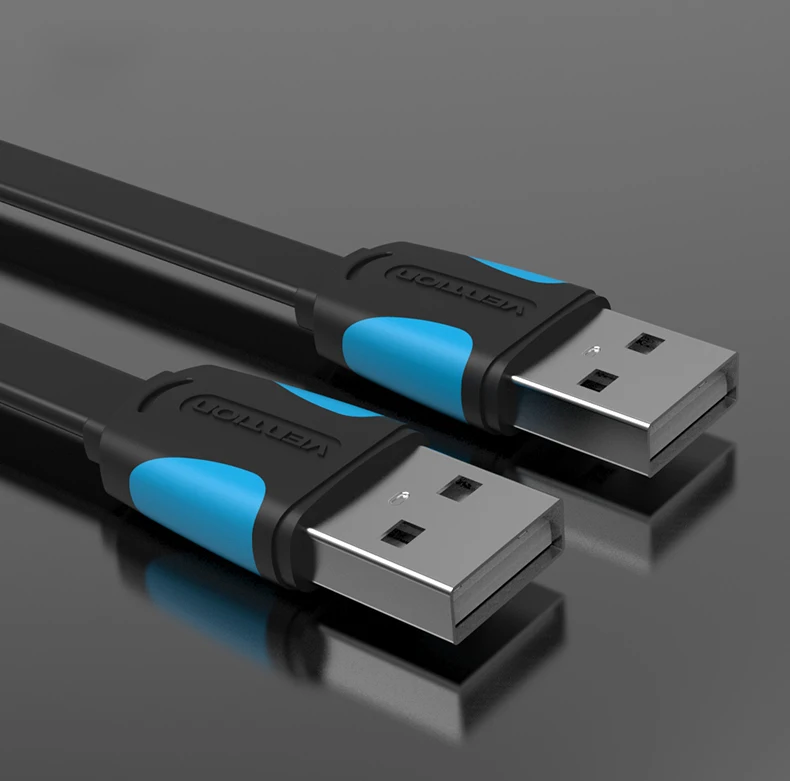 Vention USB-USB кабель папа-папа USB 2,0 кабель-удлинитель для HD PC 0,5 м кабель для компьютерной камеры USB кабель-удлинитель