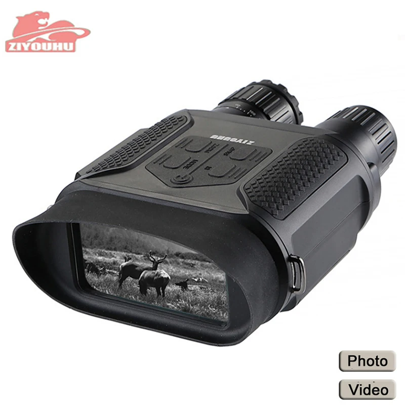 

ZIYOUHU Infrared Digital Night Vision Goggles Camera Handheld Binoculars Image Video Recording Infrared Camera NV400B Widescreen
