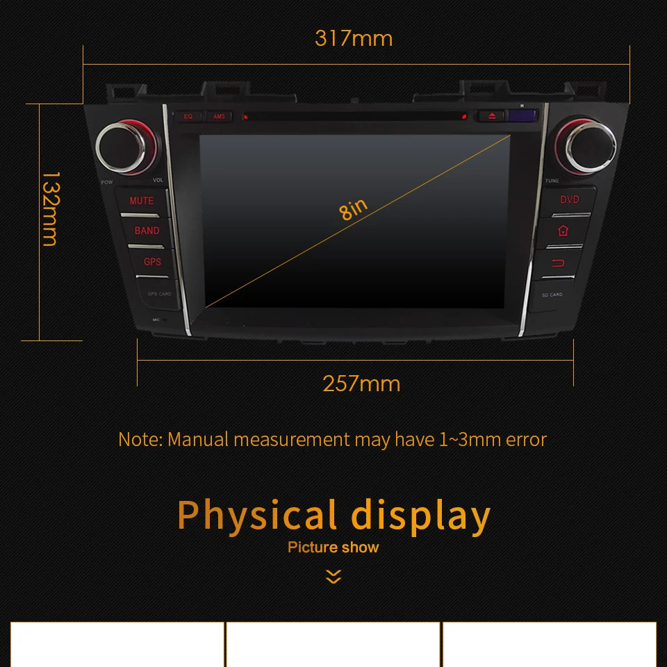 Clearance 8" Octa Core 4G Android 8.1 4GB RAM 64GB ROM BT Car DVD Multimedia Player Radio Stereo GPS Glonass For Mazda 5 Premacy 2007-2013 5