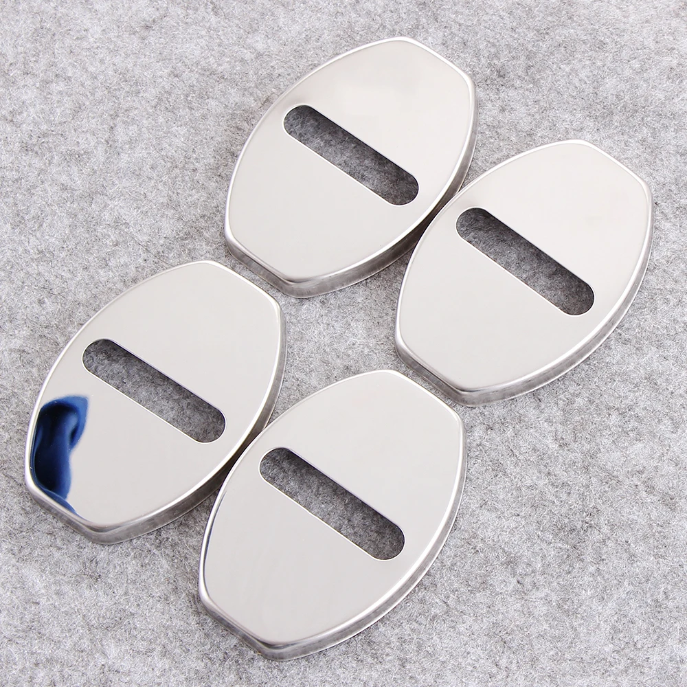 

4Pcs Stainless steel Car door lock cover For VW Volkswagen Jetta MK5 MK6 Golf 6 7 Scirocco Lavida Car Styling