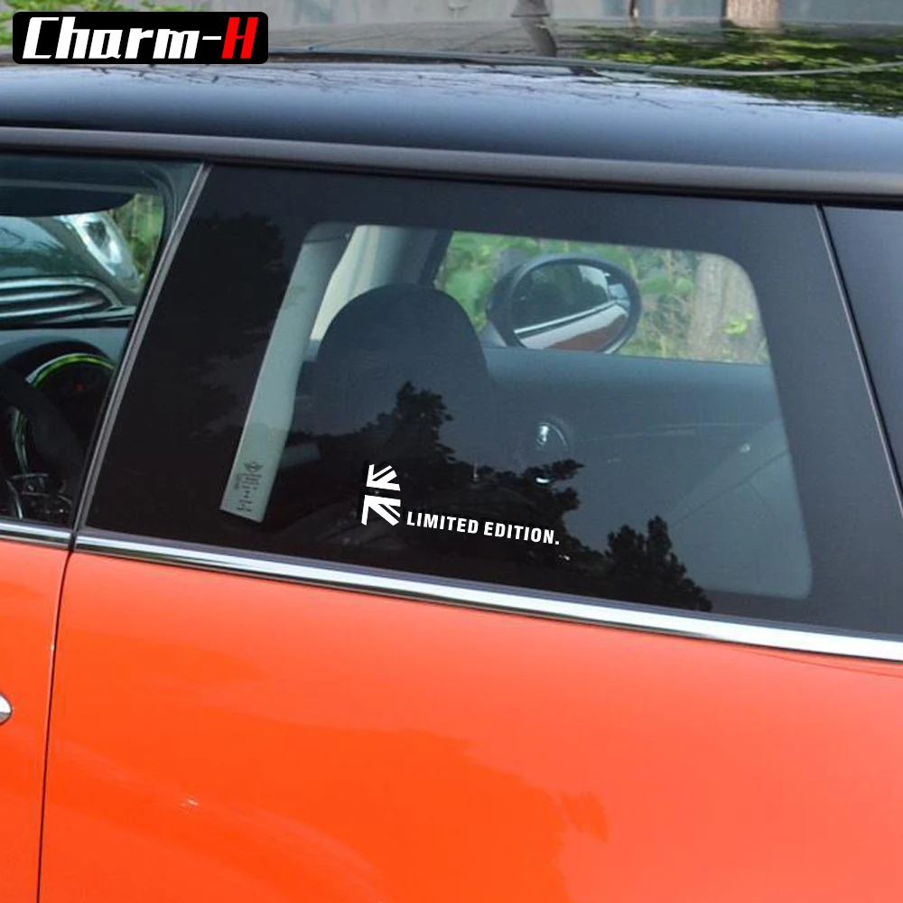

2X Union Jack UK Flag Car Styling Window Side Decal Limited Edition for Mini Cooper r56 r50 f56 r53 r55 r60 Stickers accessories