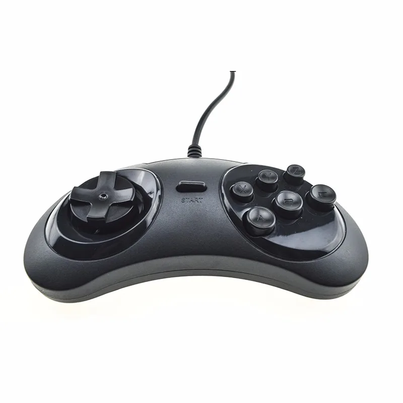 Классический проводной геймпад с 6 кнопками для USB SEGA игровой контроллер джойстик