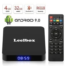 Leelbox Q4 Android 9.0 OS Smart TV BOX 4GB 32GB Rockchip RK3328 Quad Core Set top box H.265 4K WiFi Bluetooth 4.1 Media player Leelbox Q4 Android 9.0 OS Smart TV BOX 4GB 32GB Rockchip RK3328 Quad Core Set top box H.265 4K WiFi Bluetooth 4.1 Media player