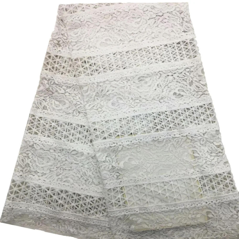 

African 2018 tulle Lace Fabric French special lace fabric with Best Quality 5yards lace fabric for sewing HJ698-1