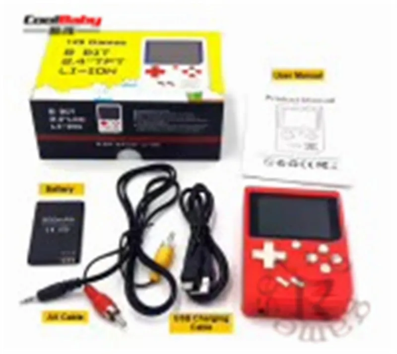 Coolbaby 8bit Retrto Портативный мини портативные игровые консоли AV Out игровой встроенный